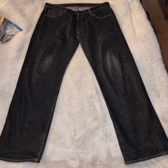 Levi's Men's Dark Gray Straight Jeans - Picture 2 of 2